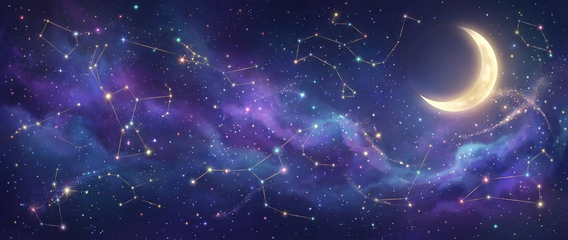 星空背景 - bt合 | 每日星座运势与塔罗占卜